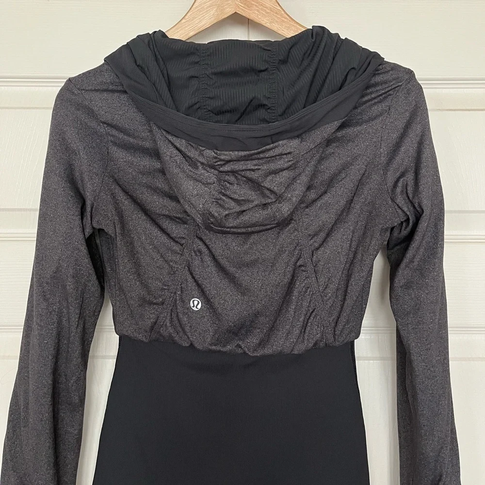 {Lululemon} Dance Studio Reversible Jacket in Black - Women's 4 ruffled
